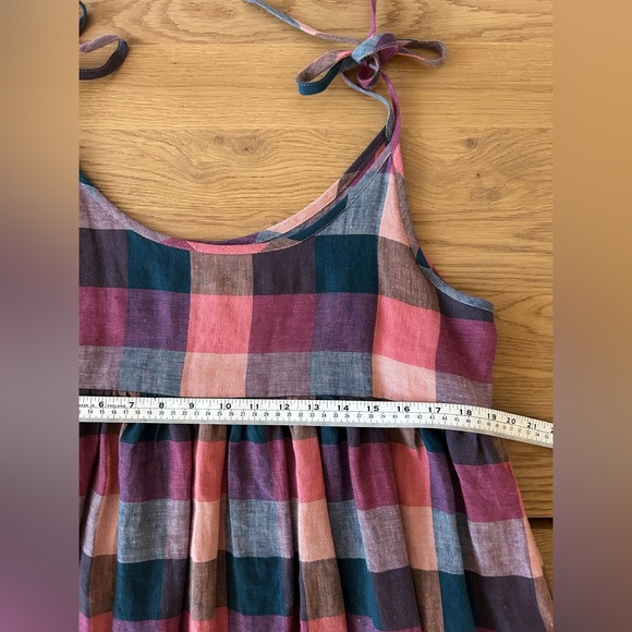 Linen check sundress - Picture 6 of 11